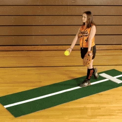 Proper Pitch 10' Softball Pitching Mat W/stride Line