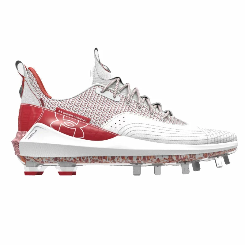Under Armour Harper 7 Metal Low - Red 1 Under Armour Harper 7 Metal Low - Red