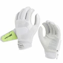 Rawlings Workhorse Fastpitch Batting Gloves - White